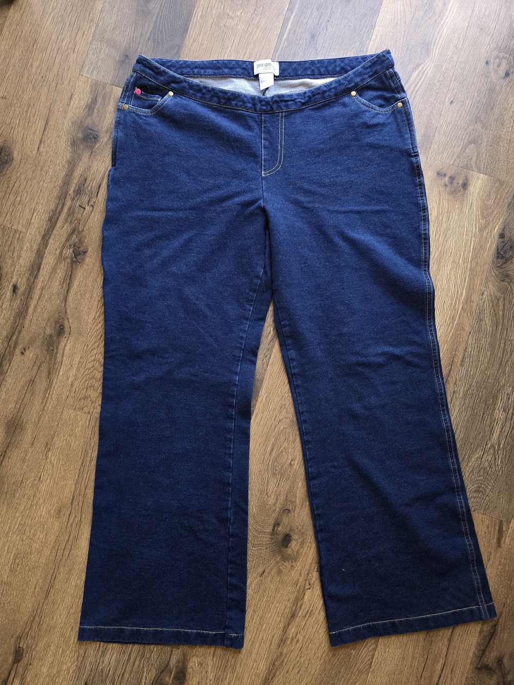Pajama Jeans Women's Dark Blue Stretch Denim
